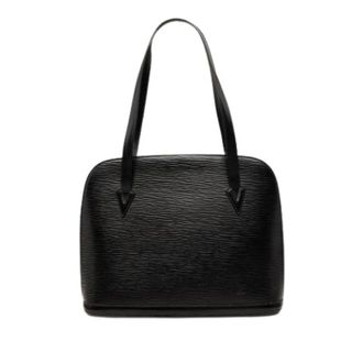 Louis Vuitton Pre-owned Handbags, female, Black, Size: ONE SIZE Pre-owned Lussac Handbag
