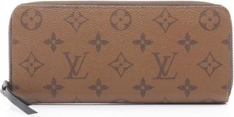 Louis Vuitton Brown Monogram Reverse Coated Canvas Long Wallet (Bi-Fold) (Pre-Owned)