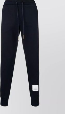 Thom Browne cotton sweatpants with rwb stripe detailing