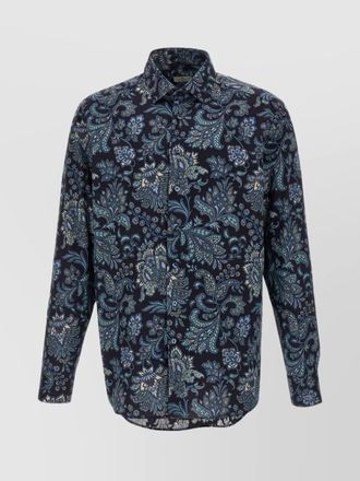 Etro floral paisley cotton shirt