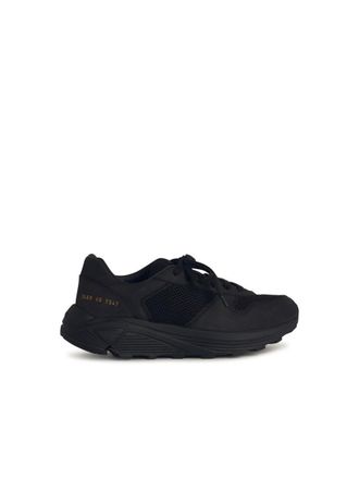 Common Projects Runner Black Leather Blend Sneakers