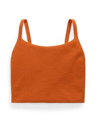 Ralph Lauren WOOL-BLEND STRAIGHT-NECK TANK TOP