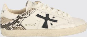 Premiata Sneakers Stevend in pelle di vitello con dettagli a contrasto