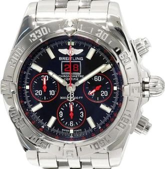 Breitling Pre-owned Blackbird Red Strike Roestvrijstalen Limited Edition - Heren - Vintage Horloges - Zwart - ONE Size - Vintage