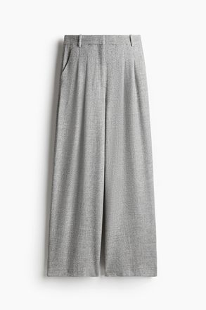 H&M Weite Hose - Graumeliert
