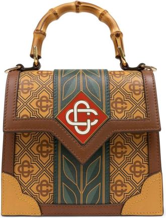 Casablanca Leren Mini Jeanne Tas - Dames - Handtassen - Bruin - ONE Size - Leer - Tassen