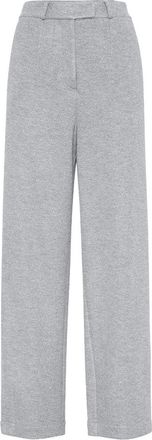 Brunello Cucinelli Pantaloni Grigio-Donna