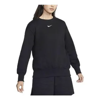 Nike (WMNS) Nike Sportswear Phoenix Fleece Wide Fit Crew Neck Sweatshirt Black DQ5734-010