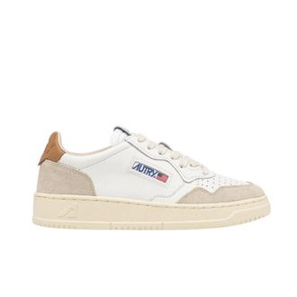 Autry Medalist Low Sneakers - Heren - Sneakers - Bruin - 41 EU - Katoen - Schoenen