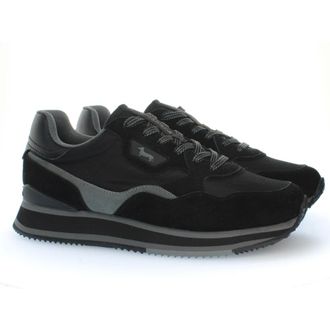 Harmont & Blaine Tech Runner Sneakers - Heren - Schoenen - Zwart - Maat: 42 EU Leer