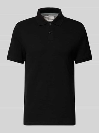 s.Oliver Red Label Regular Fit Poloshirt aus reiner Baumwolle in Black, Gr&ouml;&szlig;e XXXL