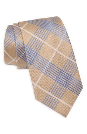 Tommy Hilfiger Hayden Plaid Tie in Taupe at Nordstrom Rack