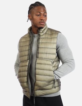 C.P. Company Mens D.D. Shell Down Gilet - Green - Size: 42/Regular