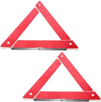 OEM Adecuado Para Paquetes De 2 Se&ntilde;ales Reflectantes, Utilizado Como Tr&iacute;pode Reflectante Triangular De Advertencia De Emergencia Para Autom&oacute;viles, Color R