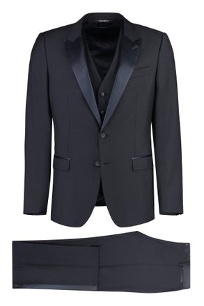 Dolce & Gabbana Wool And Silk Three-pieces Suit