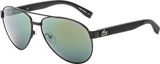 Lacoste Mens Lacoste Matte Green Frame Green Lensed Sunglasses - Size: ONE size