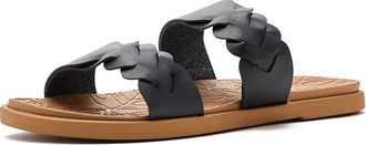 Roxy Dune Womens Sandals Smooth Black : 11 M, Synthetic