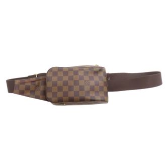 Louis Vuitton Brown Damier Canvas Ebene Damier Canvas Sling Bag (Pre-Owned)