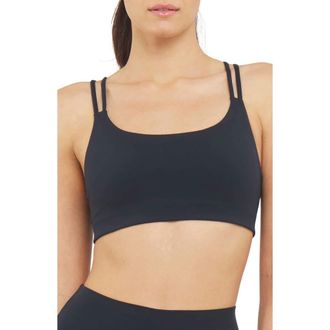 Spanx SPANXsmooth OnForm Low Impact Sports Bra in Very Black at Nordstrom, Size X-Small