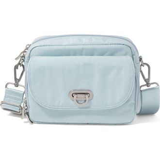 Baggallini Coastal Flip Lock Camera Bag Crossbody in Pool at Nordstrom