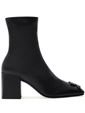 Courrèges Reedition leather boots - Black