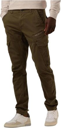 PME Legend Groene Cargo Stretch Twill Broek - Heren - Slim Fit Broeken - Groen - W35 L34 - Broeken