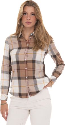 Barbour Camicia da donna Cot tartan Beige Barbour Donna