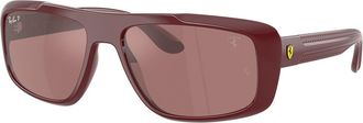 Ray-Ban RB4479M Polarized F685H2 Mens Sunglasses Red Size 60