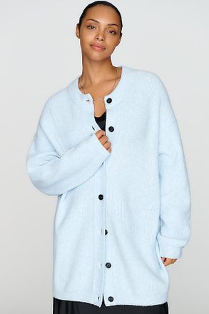 Anthropologie Maeve Wool Blend Oversized Long Line Cardigan