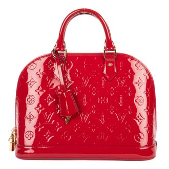Louis Vuitton Pre-owned Womens Alma PM Handbag - Red - One Size