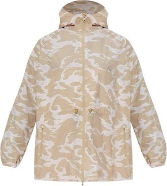 Kenzo Ocean Camo Windbreaker Jacket, Size Medium