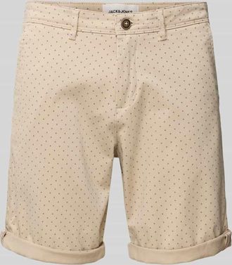 Jack & Jones Jack & Jones Regular Fit Shorts mit Eingrifftaschen Modell BOWIE in Beige, Größe XXL