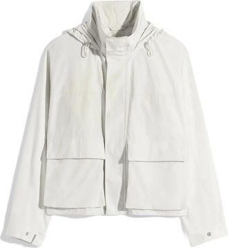 Christophe Lemaire Light Jackets, female, White, Size: L Short Rain Parka