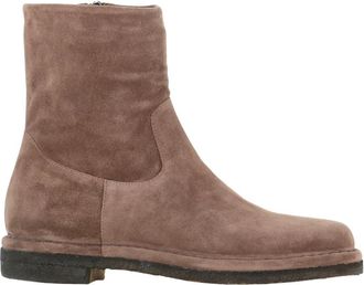 Del Carlo Sonia Lava Enkellaars - Dames - Enkellaarsjes - Beige - 38 1/2 EU - Su&egrave;de - Schoenen