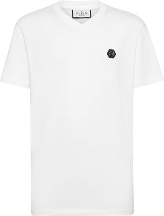 Philipp Plein T-Shirt V-Hals Gothic Plein