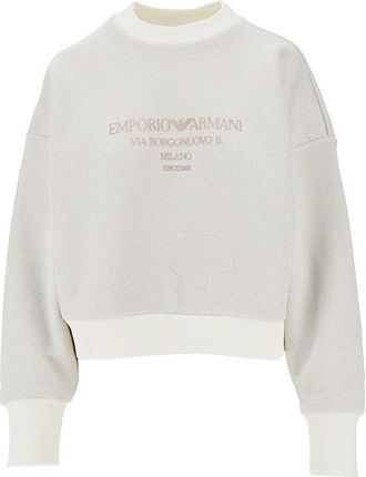 Emporio Armani Lurex jersey sweatshirt with logo Woman L