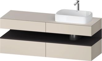 Duravit Qatego Consola Mueble Bajo Lavabo, 2 Extensiones, 2 - Duravit