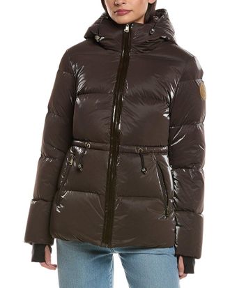 Scotch & Soda Enola Mid-Length Channel Quilted Jacket