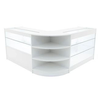 MonsterShop Calliope LED Shop Counter Set K1200, C1200 & LM60 - White