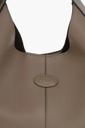 Tod's Solid-Color Leather Shoulder Bag Tods