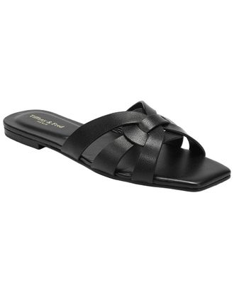 Tiffany & Fred Leather Slide Sandal