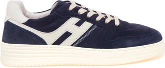 Hogan H630 Sneakers - Heren - Sneakers - Blauw - 41 EU - Leer - Schoenen