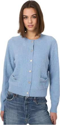 Repeat 1765 Vest - Dames - Cashmere truien - Blauw - M - Kasjmier - Truien & Vesten