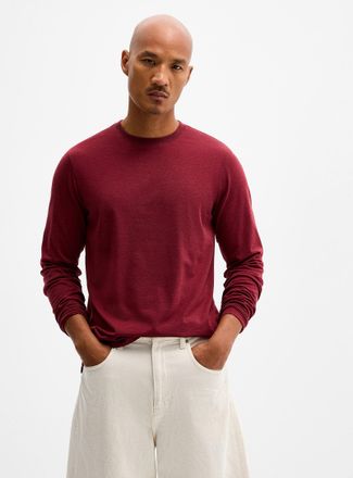 Le 31 Mens Solid long-sleeve T-shirt Standard fit