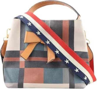 Burberry Pre-owned Handbags, female, Multicolor, Size: ONE SIZE Pre-owned Leather Shoulder Bag