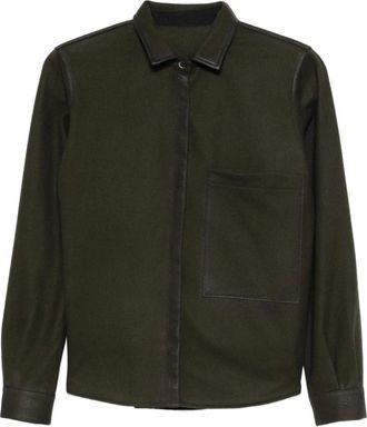 Nine In The Morning Shirt - Dames - Overhemden - Groen - M - Overhemden