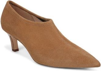 Favorite Daughter Stoj Pointed Toe Kitten Heel Ankle Bootie in Brown Sugar at Nordstrom, Size 6.5