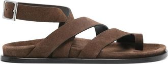 Alohas Tide Sandalen met gespband - Dames - Sandalen - Bruin - 36 EU - Leer - Schoenen