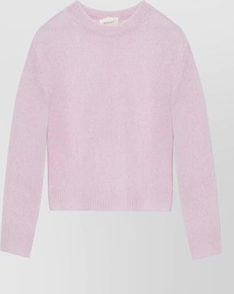 Lisa Yang cashmere silk ribbed crew neck sweatshirt