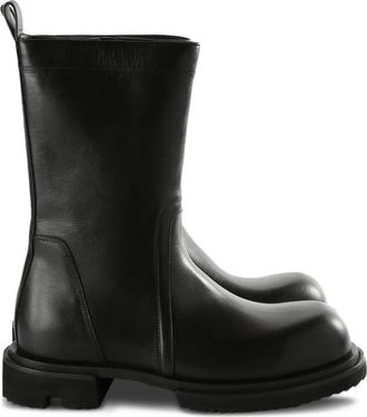 Rick Owens Stivali in pelle - Nero